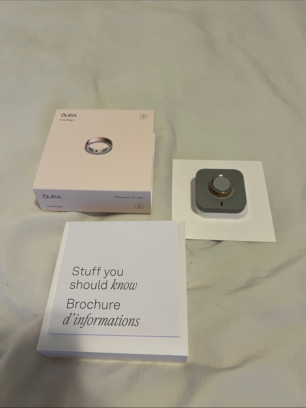 Oura Ring – Rose Gold Finish with Silver Interior